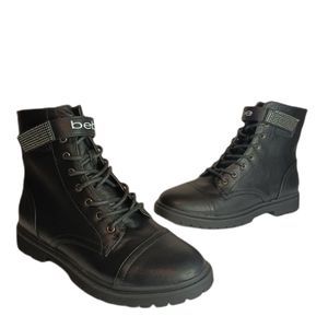 New Bebe Dayani Combat black boots size 8